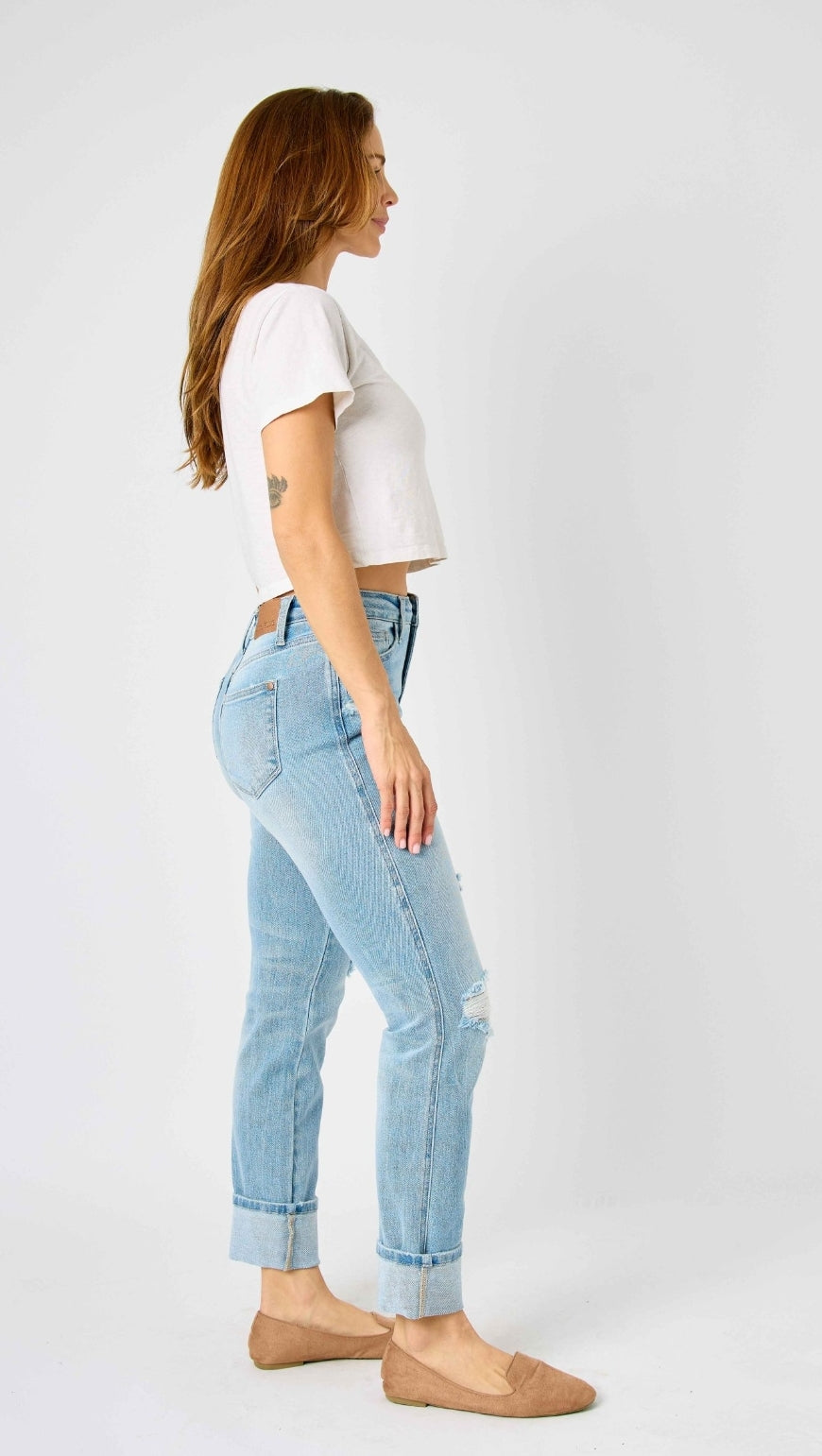 Judy Blue Americana boyfriend jeans