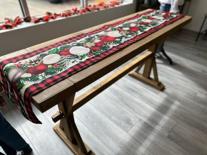 Ornament table runner